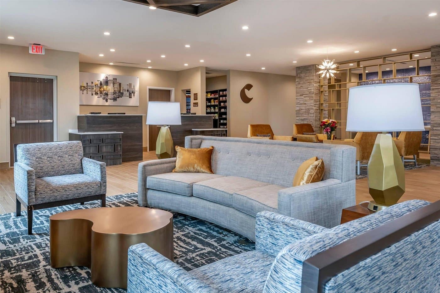 Lobby sitting area